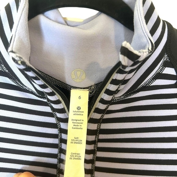 LULULEMON Run: U-Turn Pullover *Reversible
Classic Stripe Polar Haze Black - Picture 13 of 15